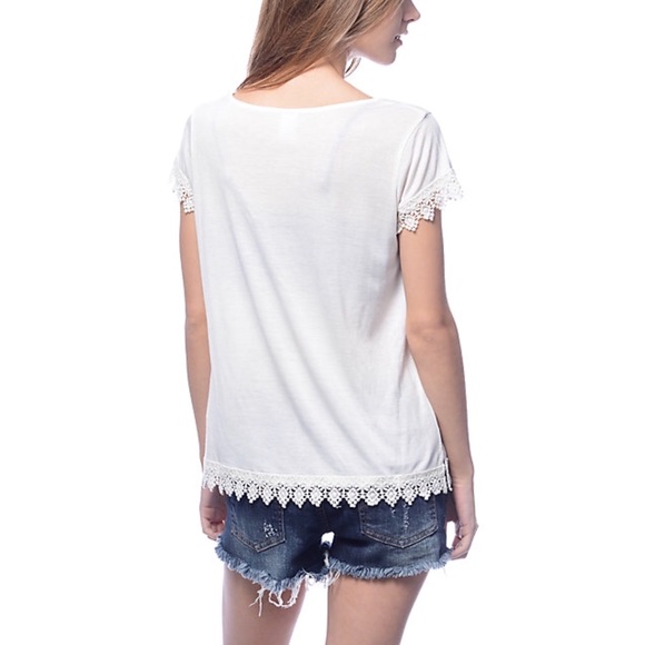 davey white lace summer shirt - Picture 4 of 4